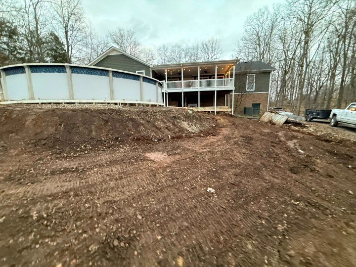 Prep for pool deck Installation