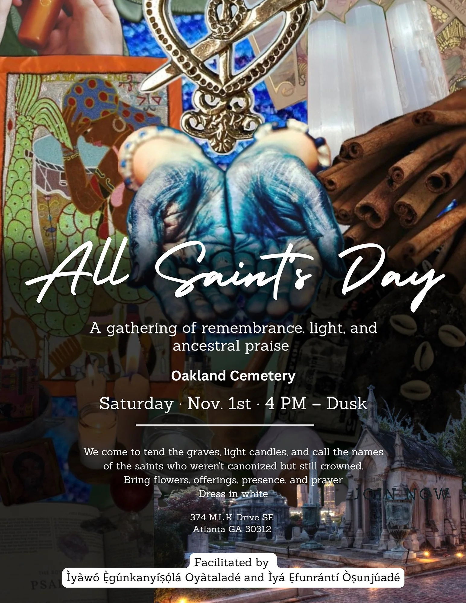 All Saints' Day at Oakland Cemetery