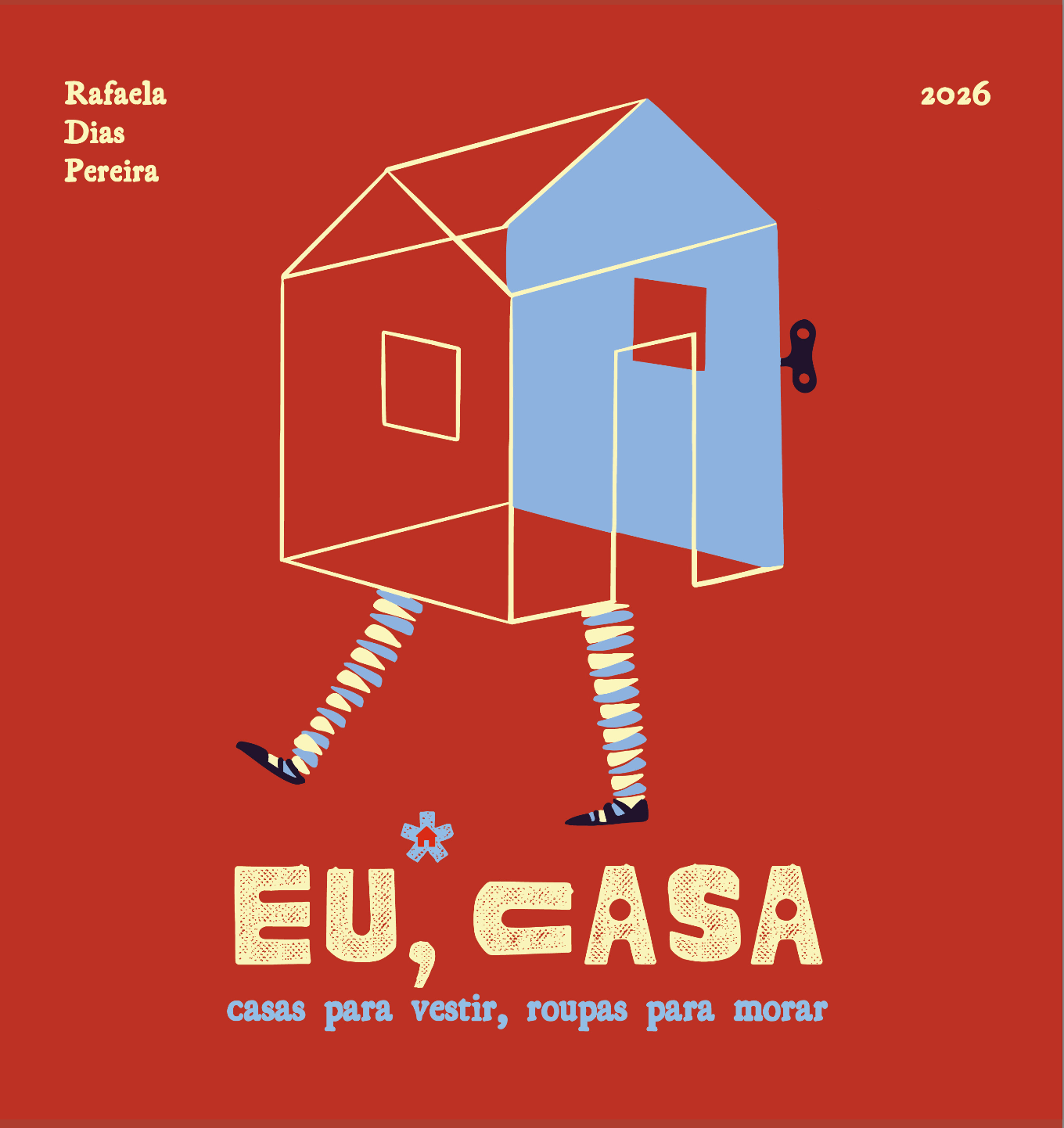 Capa com desenho autoral executada para o book da banca avaliatória.
