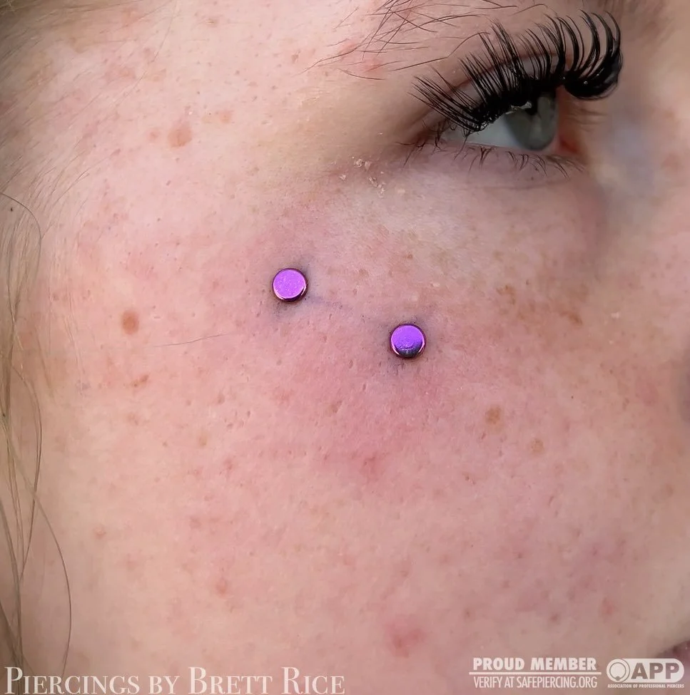 I won&rsquo;t be offering any services until my sterilizer is working properly. Sorry for the inconvenience, I&rsquo;m hoping I will be back and fully operational soon! Anyways, here&rsquo;s a surface piercing I got to do before my sterilizer crapped