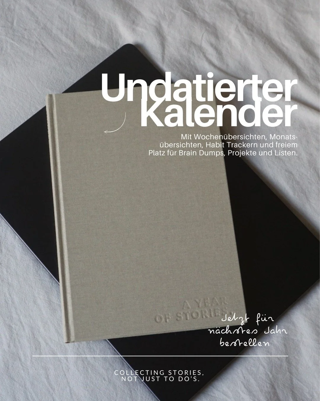 Wir k&ouml;nnen es einfach nicht lassen, euch unseren undatierten Kalender vorzustellen! (sorry, not sorry). ☺️ 

Kleinder Reminder: Da wir eine kleine Brand aus Berlin sind, haben wir nur eine stark limiterierte Auflage.