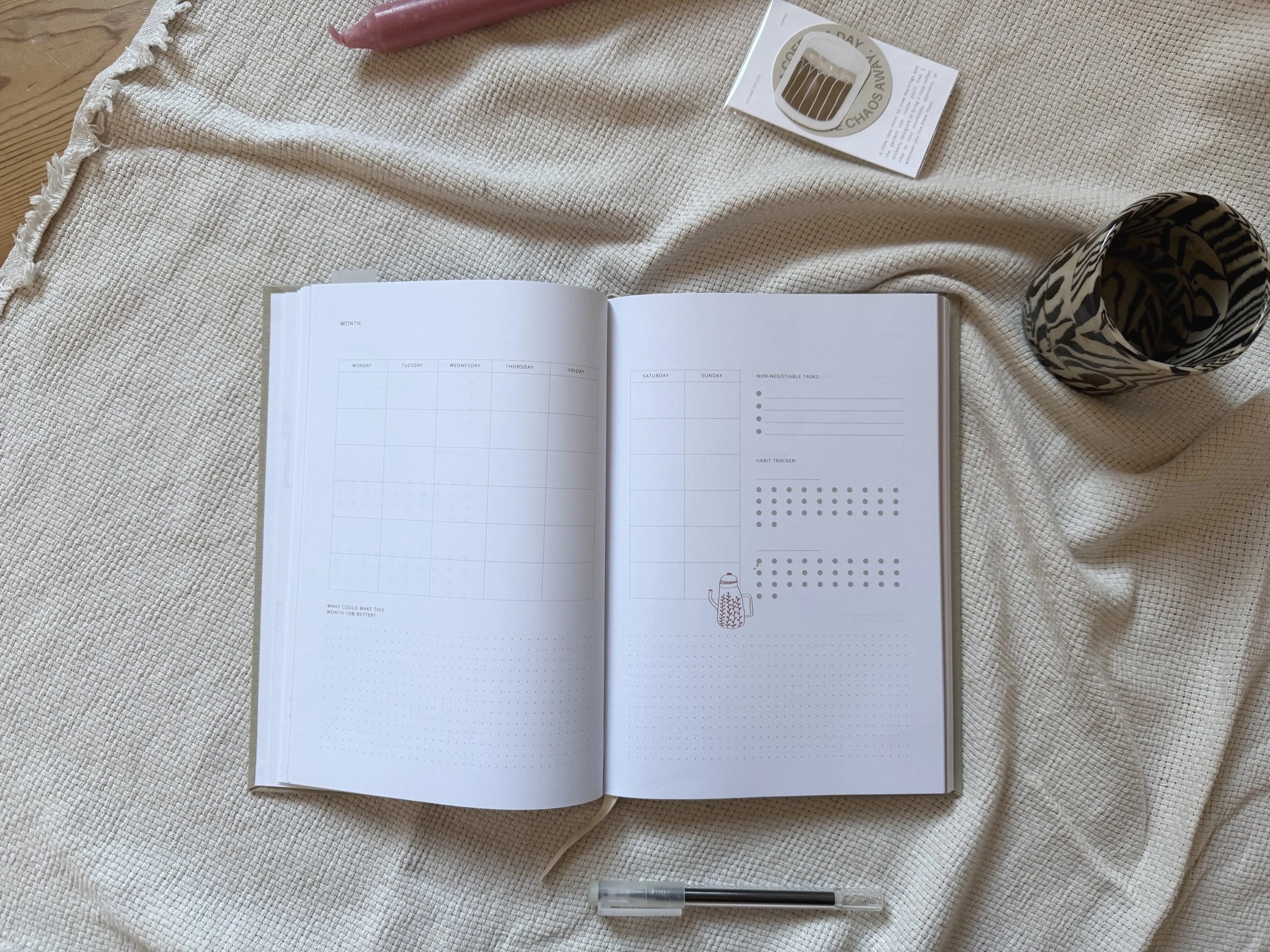 Undatierter Kalender