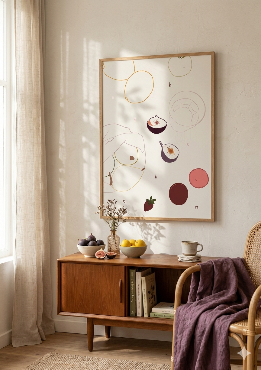 Kitchen Print: Flatlay