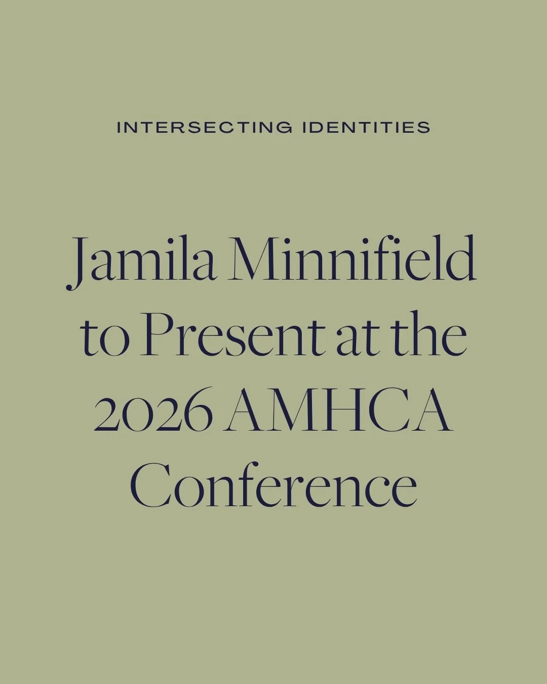 Brightstone's Jamila Minnifield to Present at the 2026 AMHCA Annual Conference