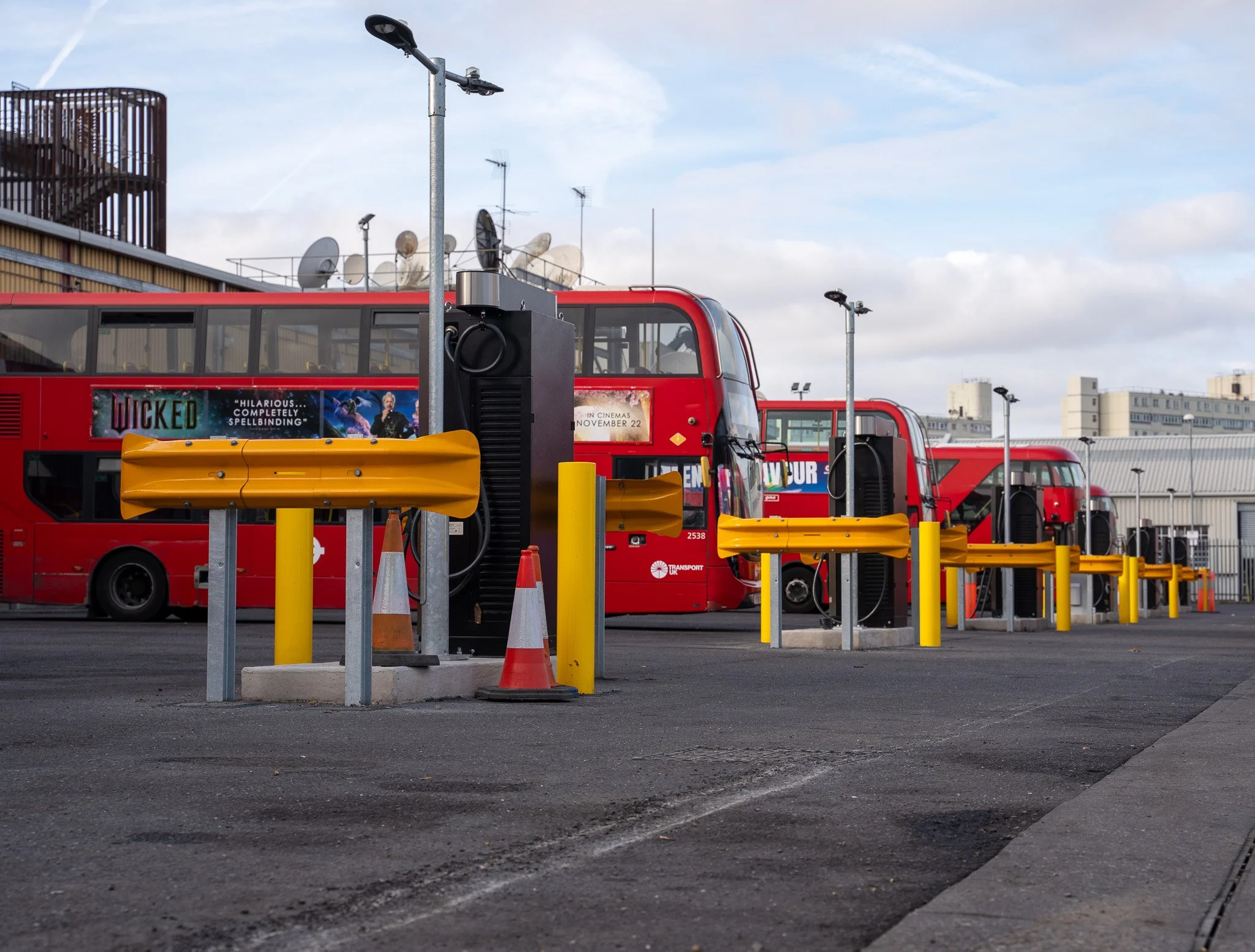 London Battersea Bus Depot Energisation