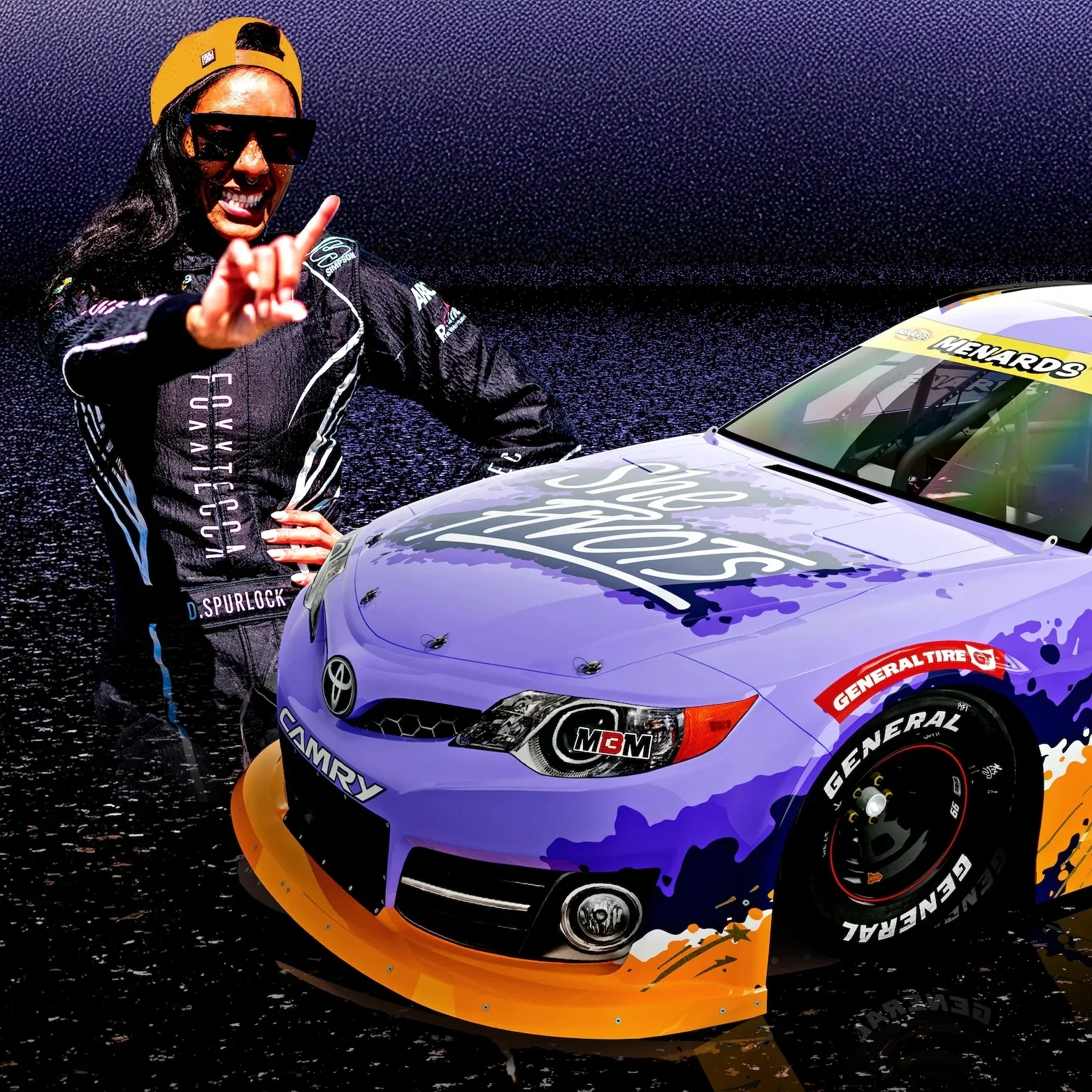‘She Pivots’ Enters Motorsports with NASCAR Trailblazer Dystany Spurlock