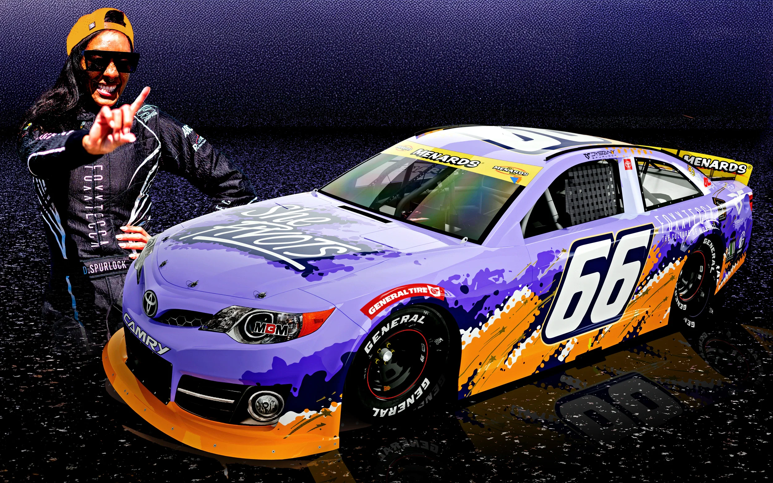 Ny Giants &amp; Gotham Fc Co-Owner Enters Motorsports With Nascar Trailblazer Dystany Spurlock