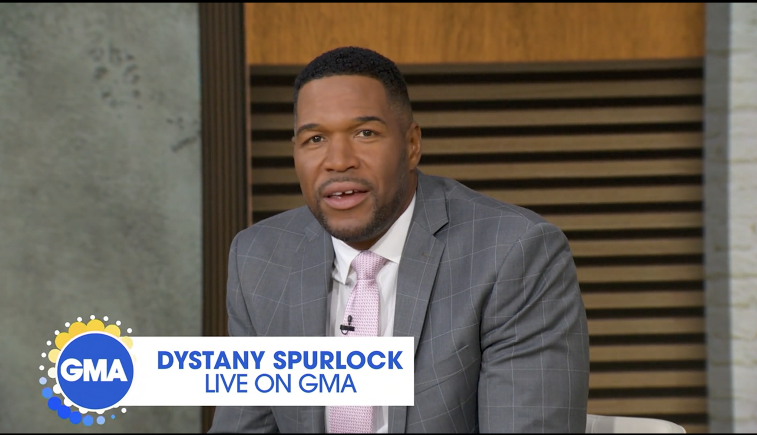 Dystany Spurlock: Live on Good Morning America w/Michael Strahan