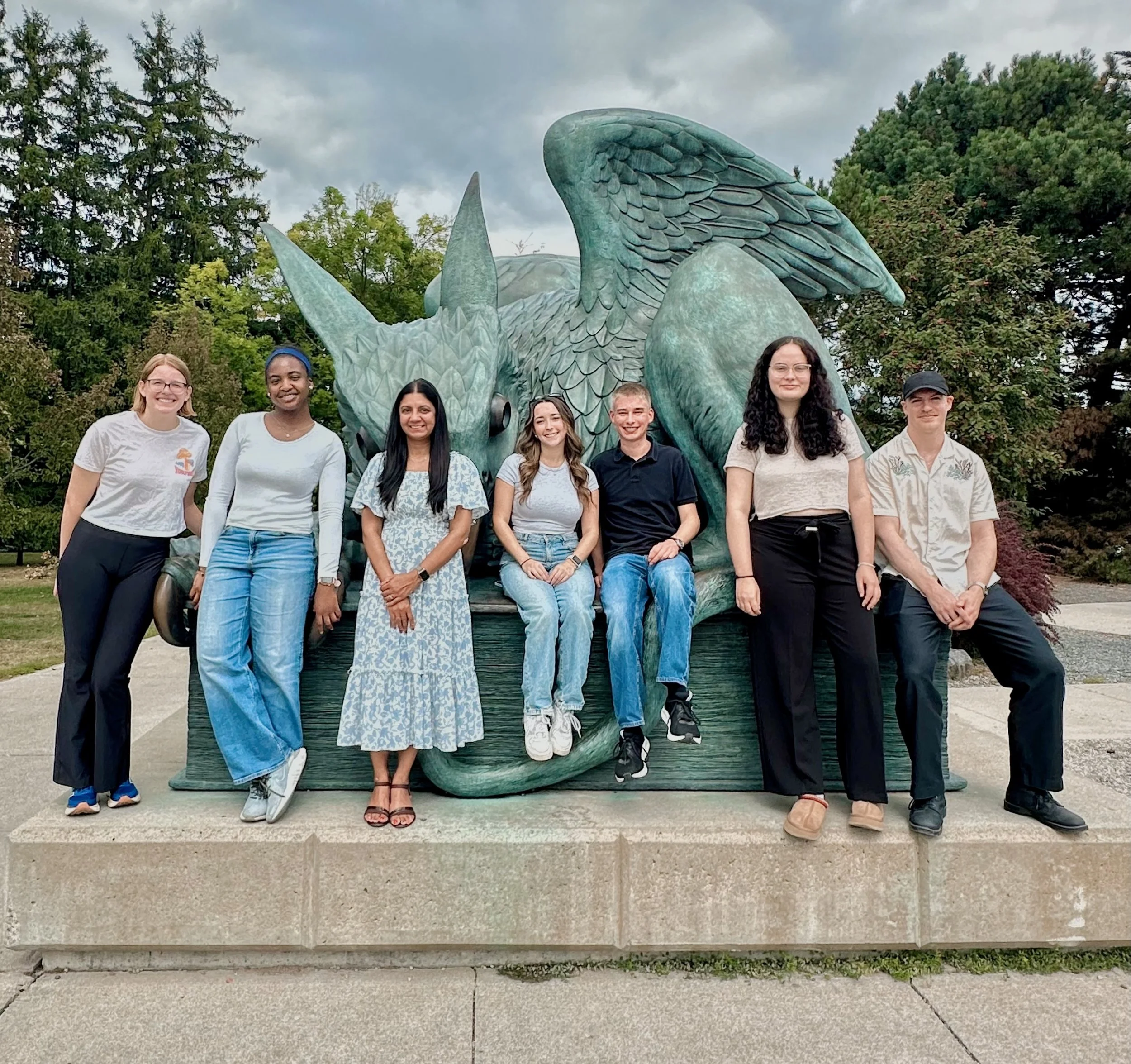 Lab group picture, Fall 2025
