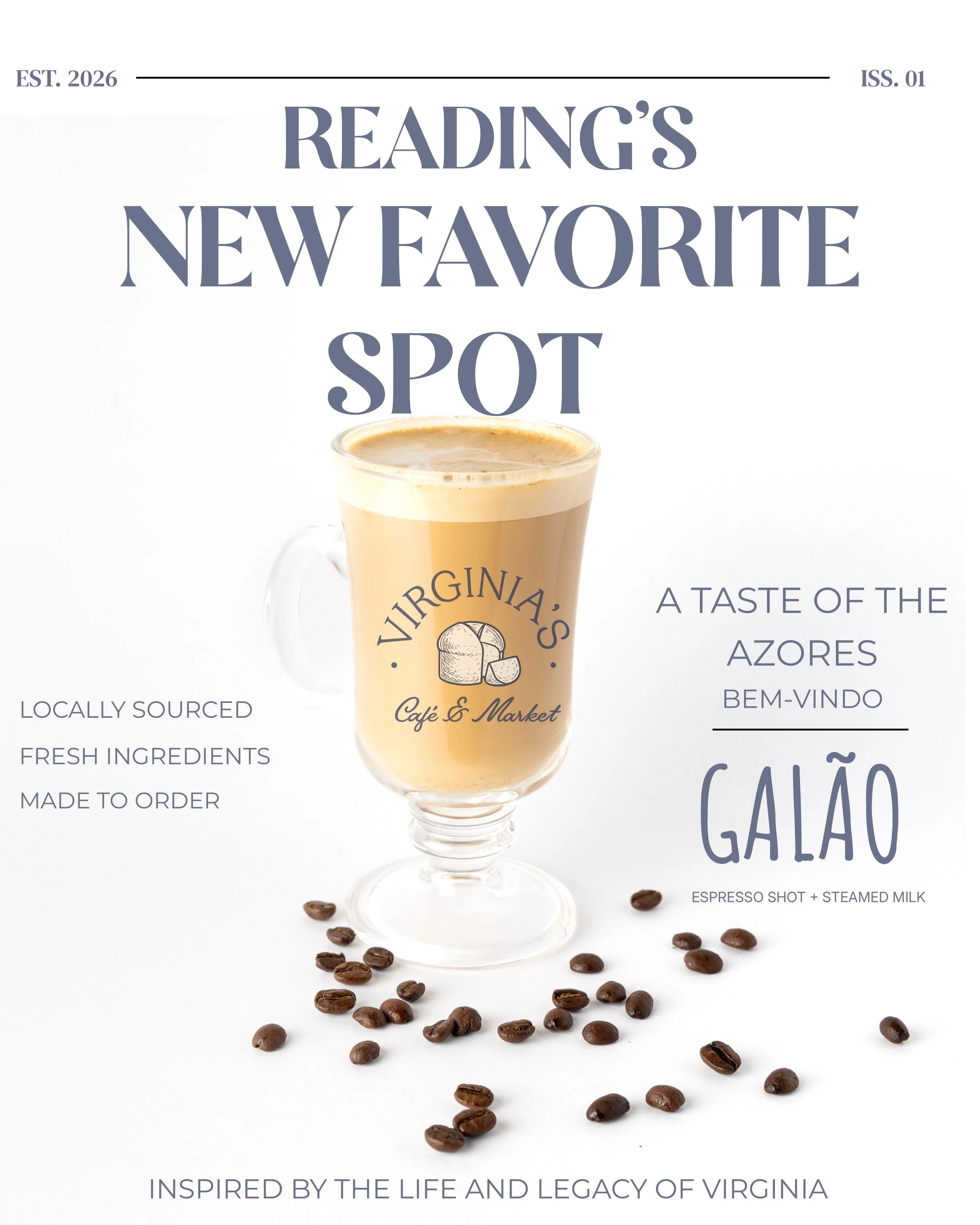 An editorial series celebrating the flavors, coffee, and culture of the Azores.
@VirginiasCafeAndMarket

It was a privilege to help bring the story of Virginia&rsquo;s to life through a magazine-inspired editorial.

&mdash;

Building something you&rs