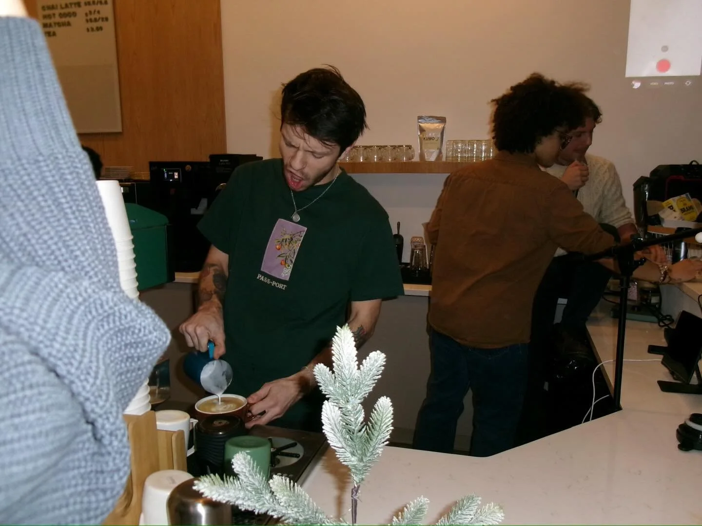 HOLIDAY HOURS are the perfect time to share some pics from our very merry latte art throwdown ☕️🫶🏻🎄

Christmas Eve &amp; Day - Closed
New Years Eve - 7AM-3PM
New Years Day - 9AM-5PM

📸- @brotheryoung @courtneyy.jordan