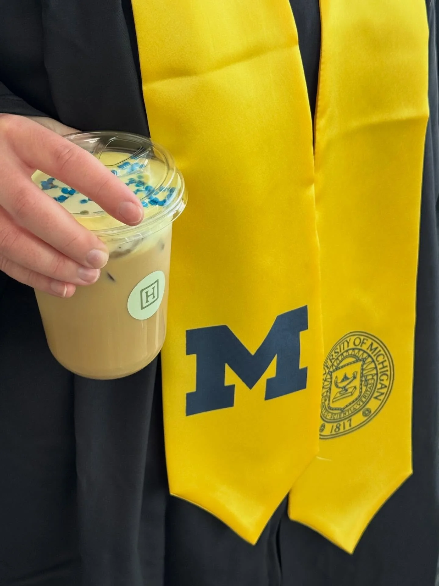 Graduation weekend was amazing, yall looked so fire 🔥 grad cake cloud is technically gone but we might have a few more cups before we run out (like literally 5)🤫 #annarbor #coffee