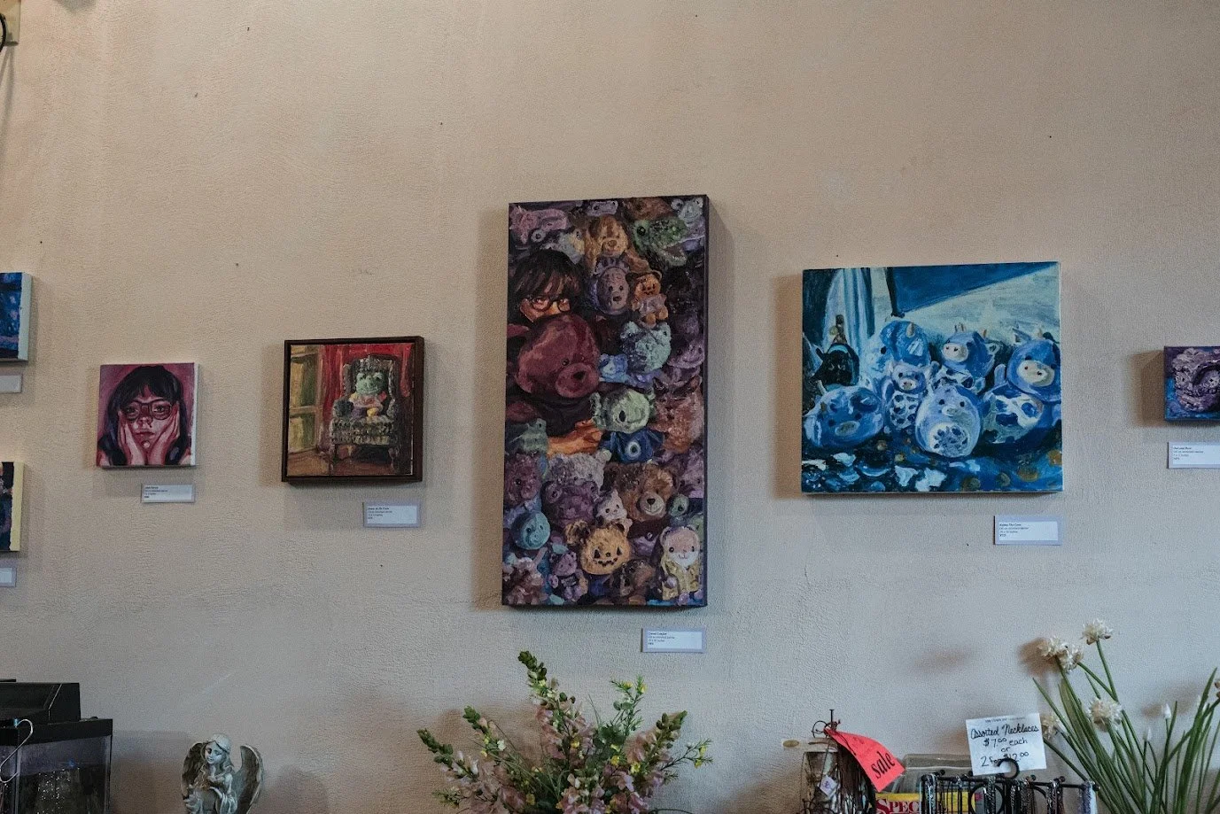 Behind Her Lenses- Solo Show. Showcased Artist, Art Installer. Terri’s Flower Shop, Naugatuck CT.