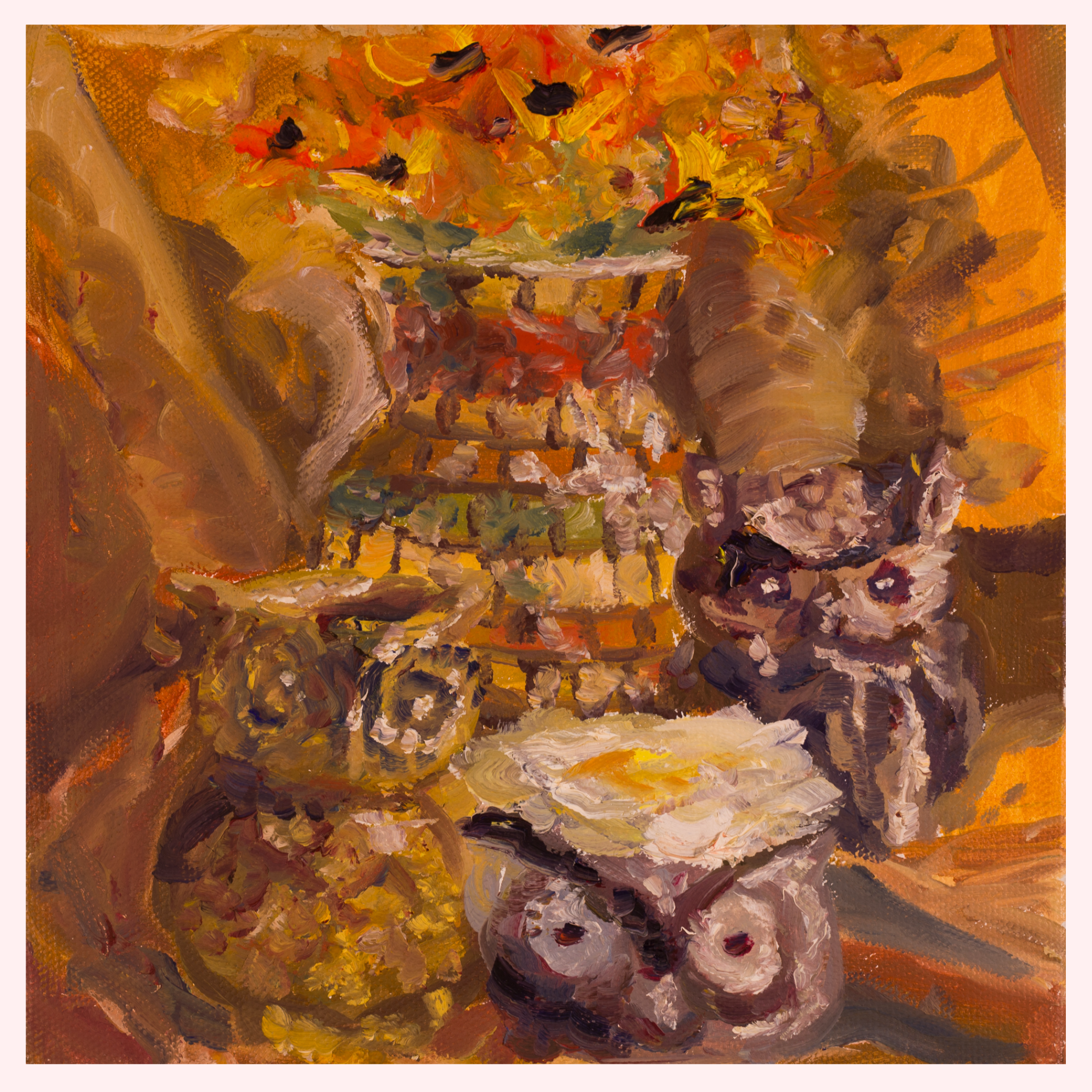 "Owls and A Favorite Vase” Giclée Print