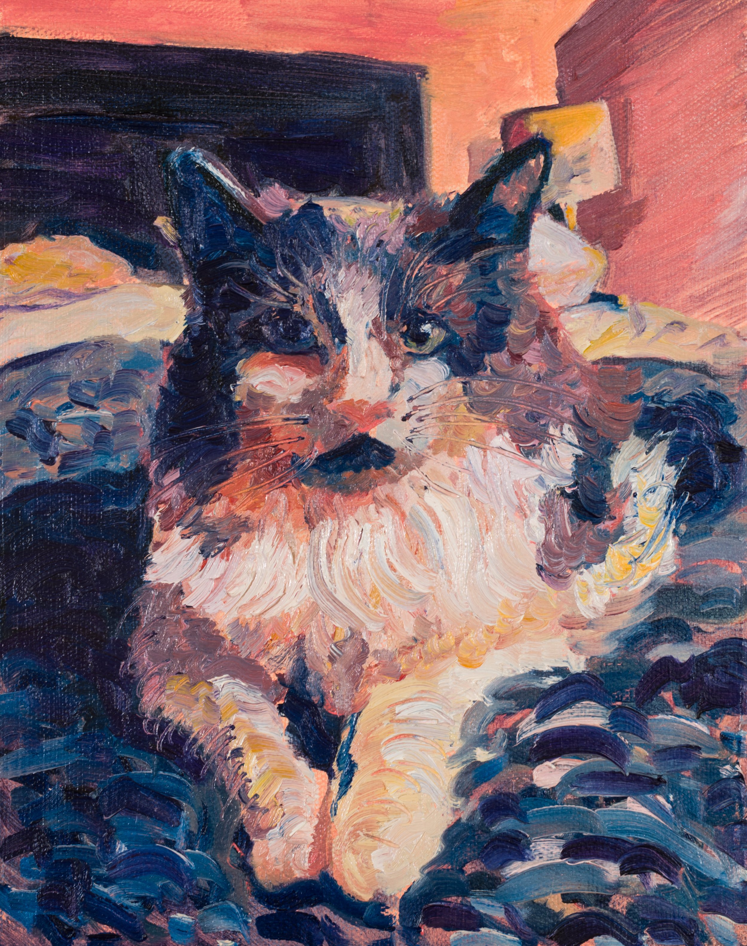 “Smudge” 8x10 inches, oil on stretched canvas.
