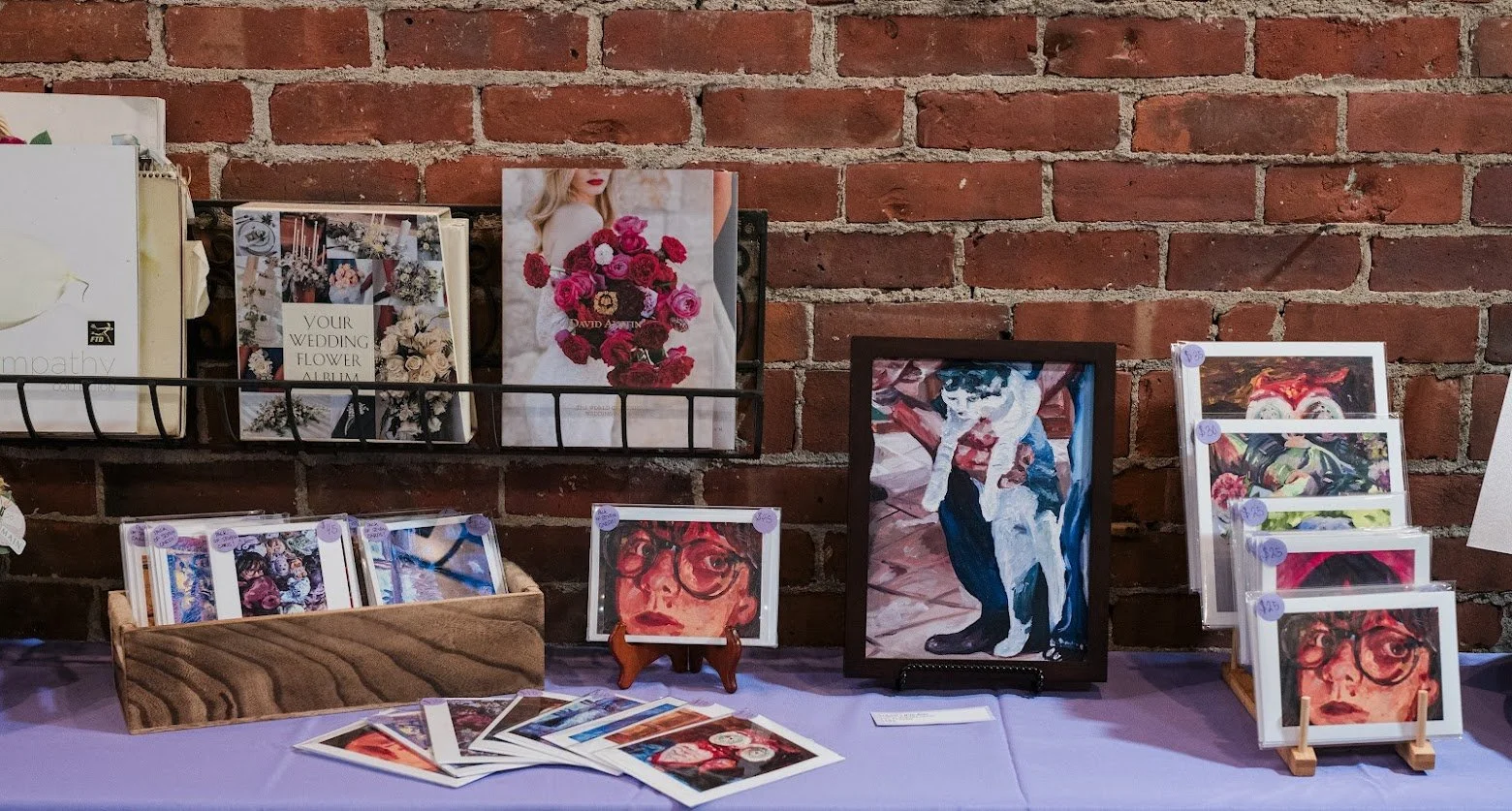 Behind Her Lenses- Solo Show. Showcased Artist, Art Installer. Terri’s Flower Shop, Naugatuck CT.