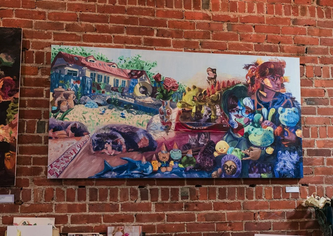 Behind Her Lenses- Solo Show. Showcased Artist, Art Installer. Terri’s Flower Shop, Naugatuck CT.