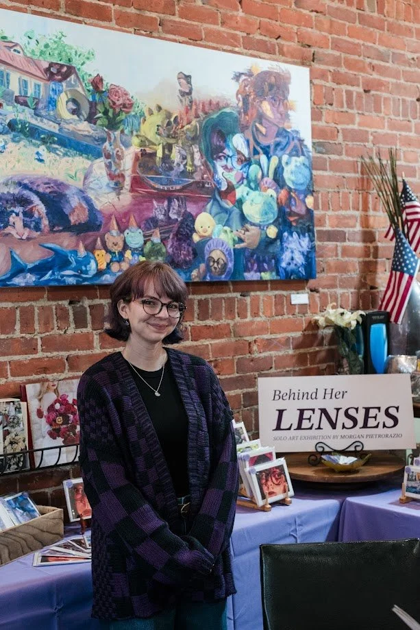 Behind Her Lenses- Solo Show. Showcased Artist, Art Installer. Terri’s Flower Shop, Naugatuck CT.