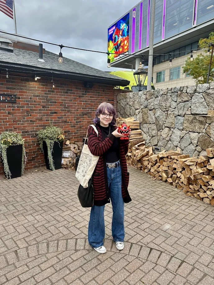 In the Glow of Her World featured on GBH’s Community Canvas over the Mass Pike. 2025.