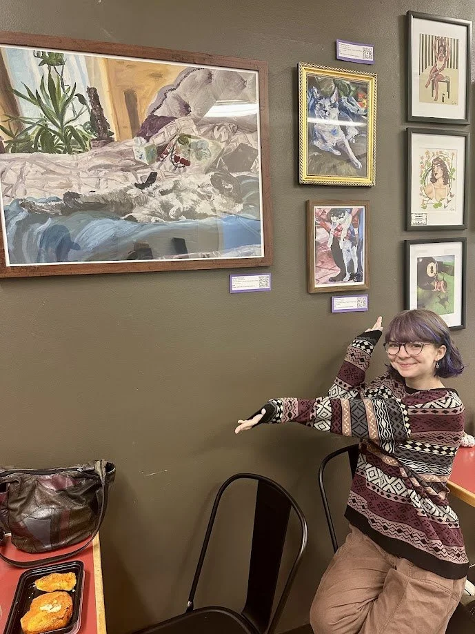 Middlebury Coffee Co October Exhibition, Group Exhibition. Showcased Artist. 2025.