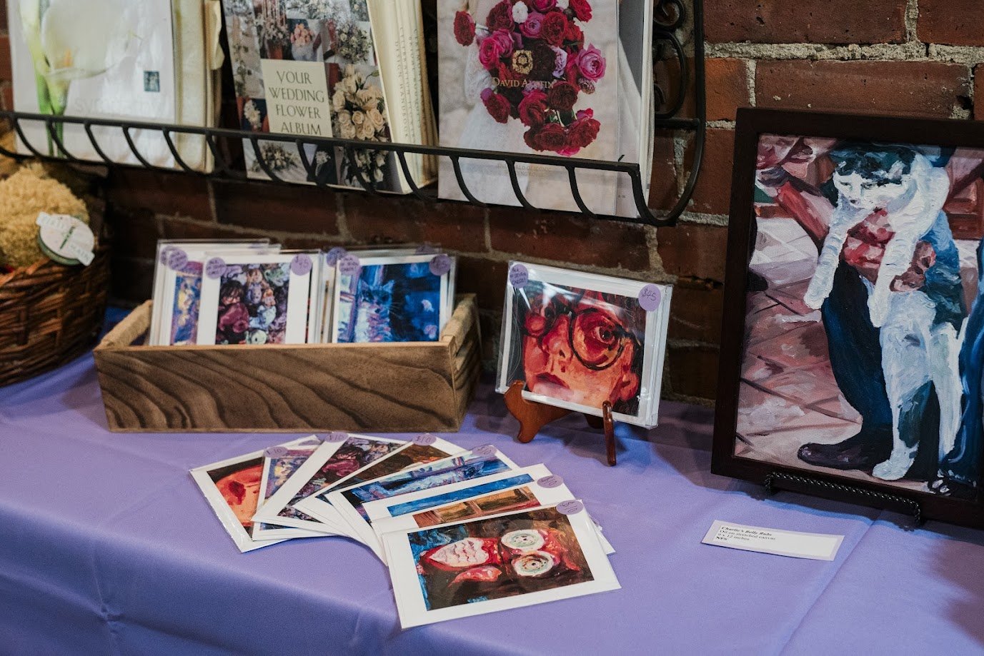 Behind Her Lenses- Solo Show. Showcased Artist, Art Installer. Terri’s Flower Shop, Naugatuck CT.