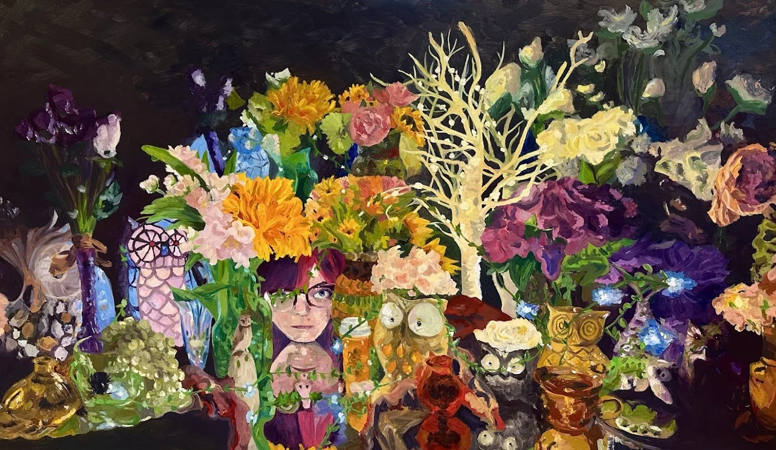 “Expanding Fragility 2” 42x72 inches, oil on stretched canvas. 2024.