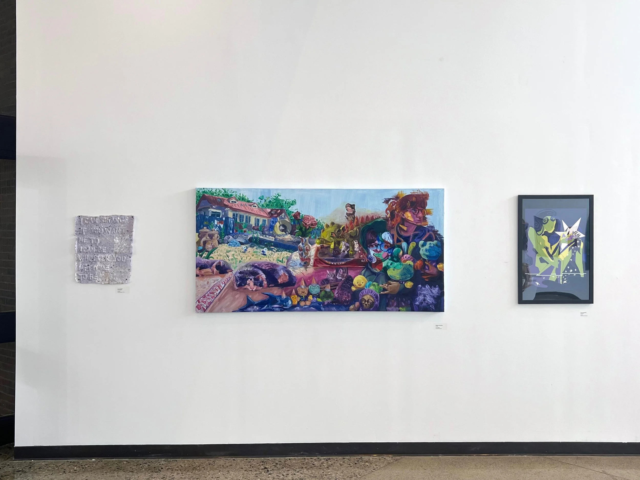 MassArt Senior Show 2025, Group Exhibition. Showcased Artist.