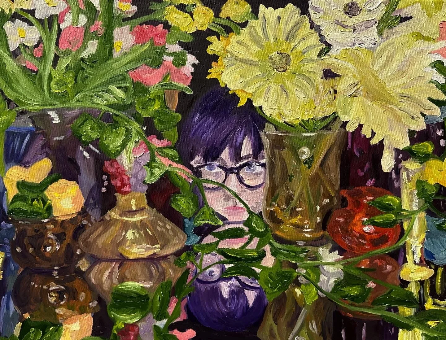 “Expanding Fragility” 18x24 inches, oil on stretched canvas.