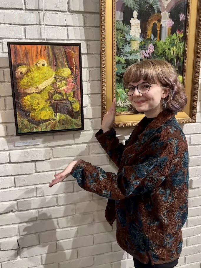 "Green" Juried Group Exhibition. Showcased Artist. Gallery 9 at Custom Framing Arts. Norwood, MA. 2026