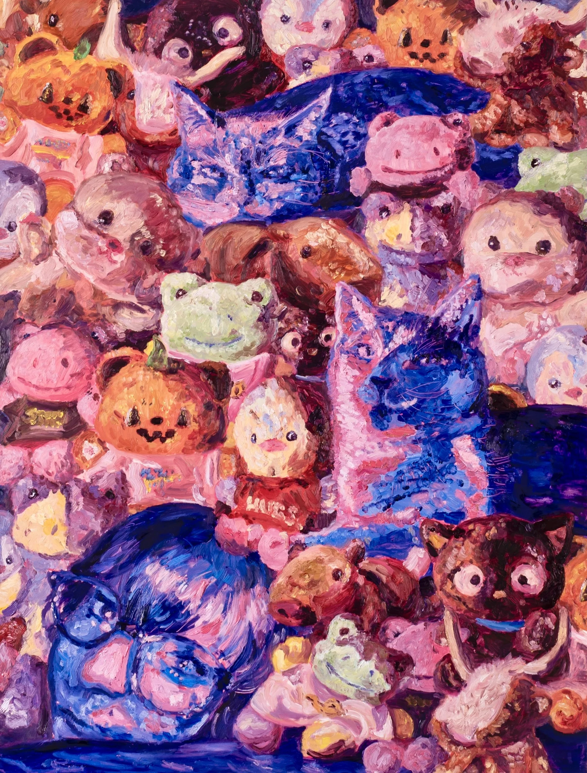 "Over and Over" 18x24 inches, oil on wood panel.