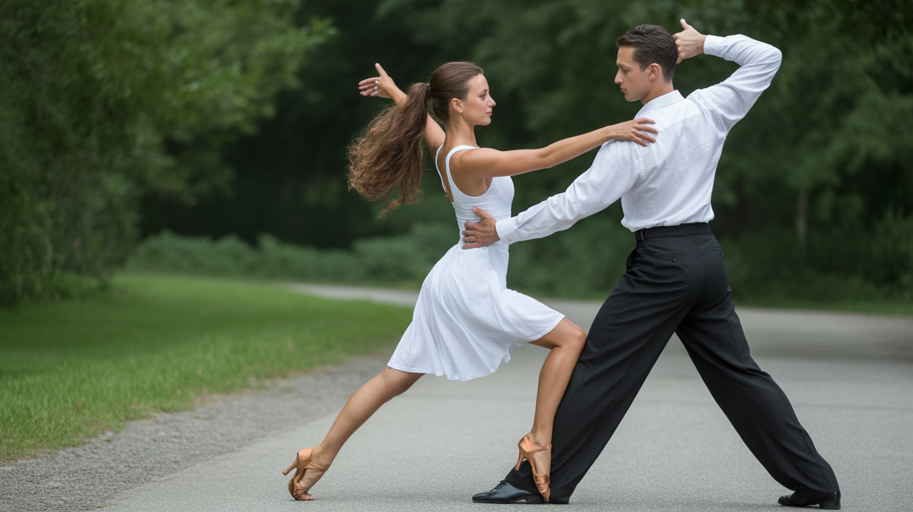 Dance partnership showing collaborative excellence representing successful consultant-client relationship with mutual contribution