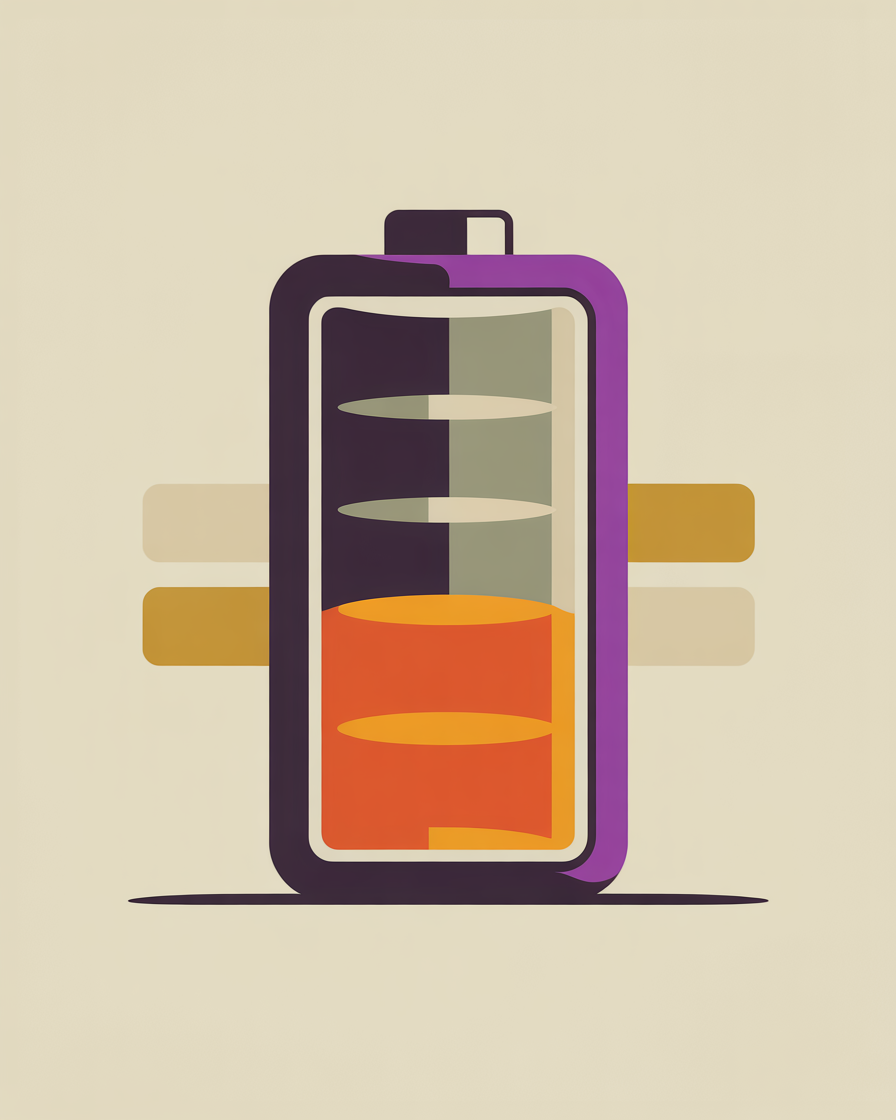 Retro dead battery illustration representing nonprofit volunteer burnout and need for digital marketing support