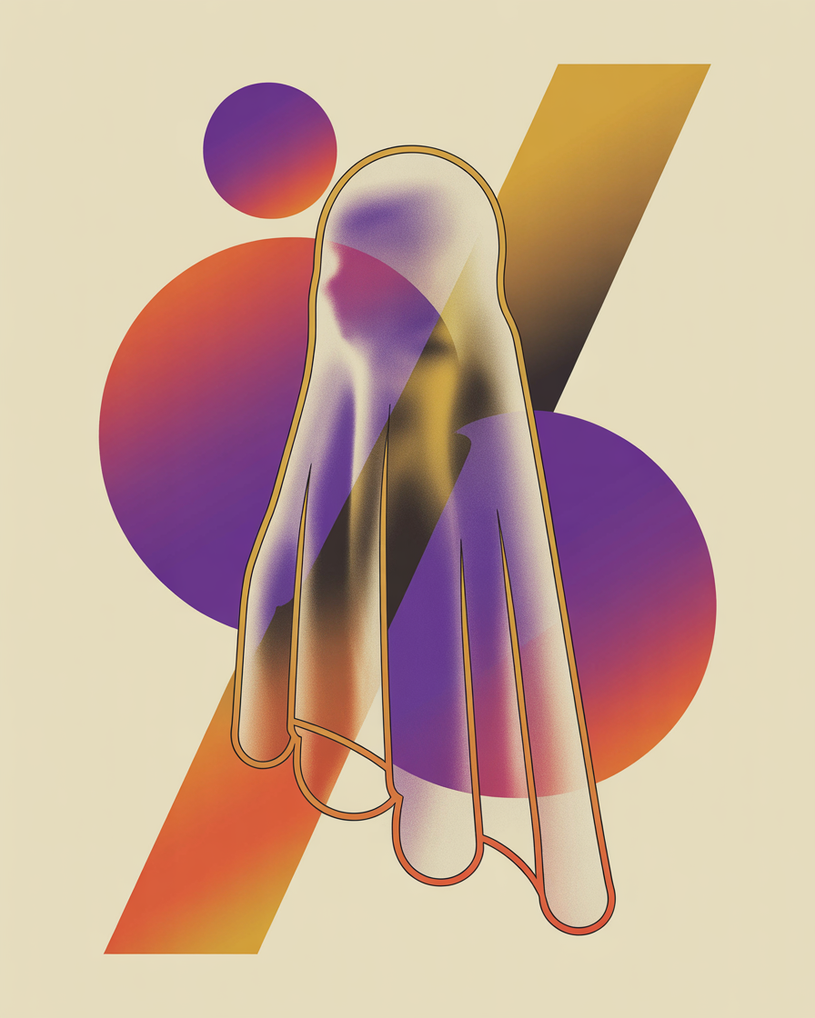 Retro ghost illustration representing businesses invisible in online search results