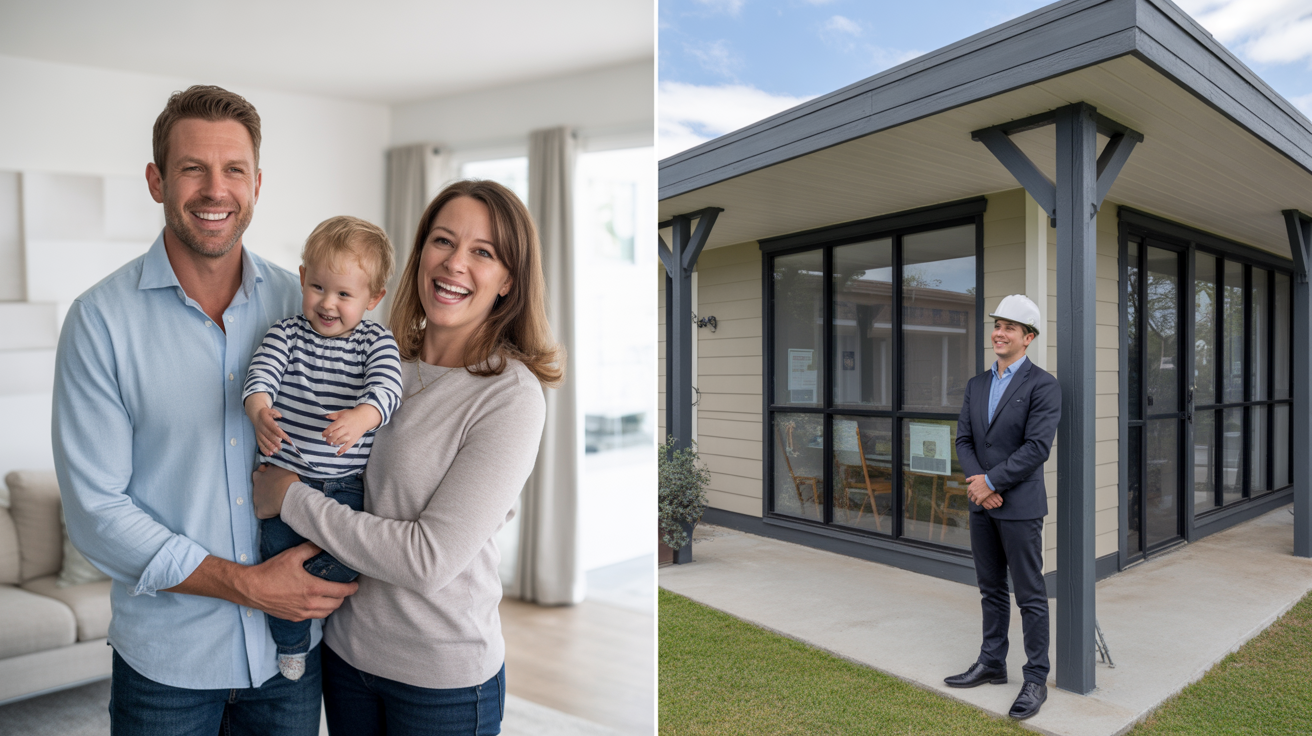 General contractor receiving appreciation from both residential and commercial clients showing comprehensive customer satisfaction and reputation building