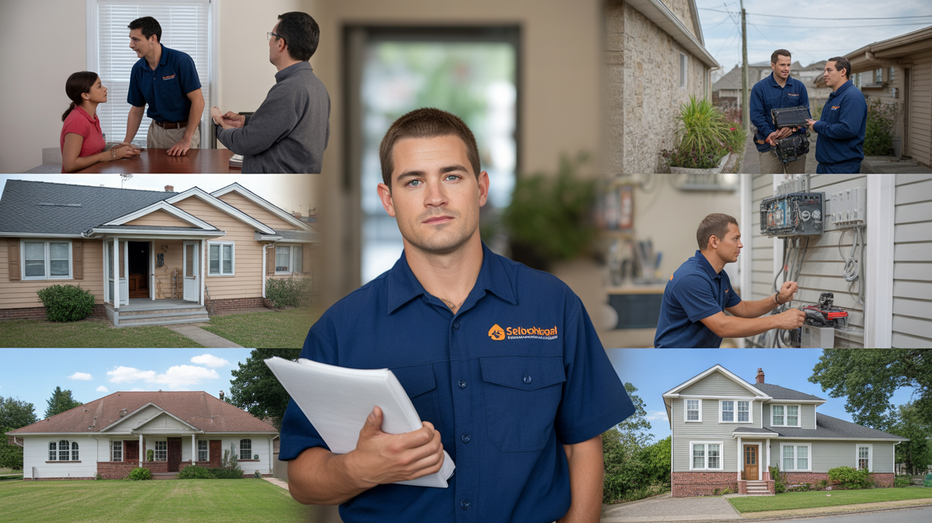 Electrician providing professional service across multiple local areas showing comprehensive service area coverage and local market expertise