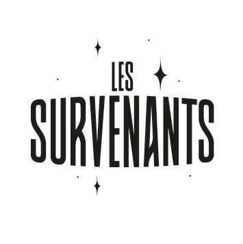 Logo avec le texte "Les Survivants" entouré d'étoiles noires