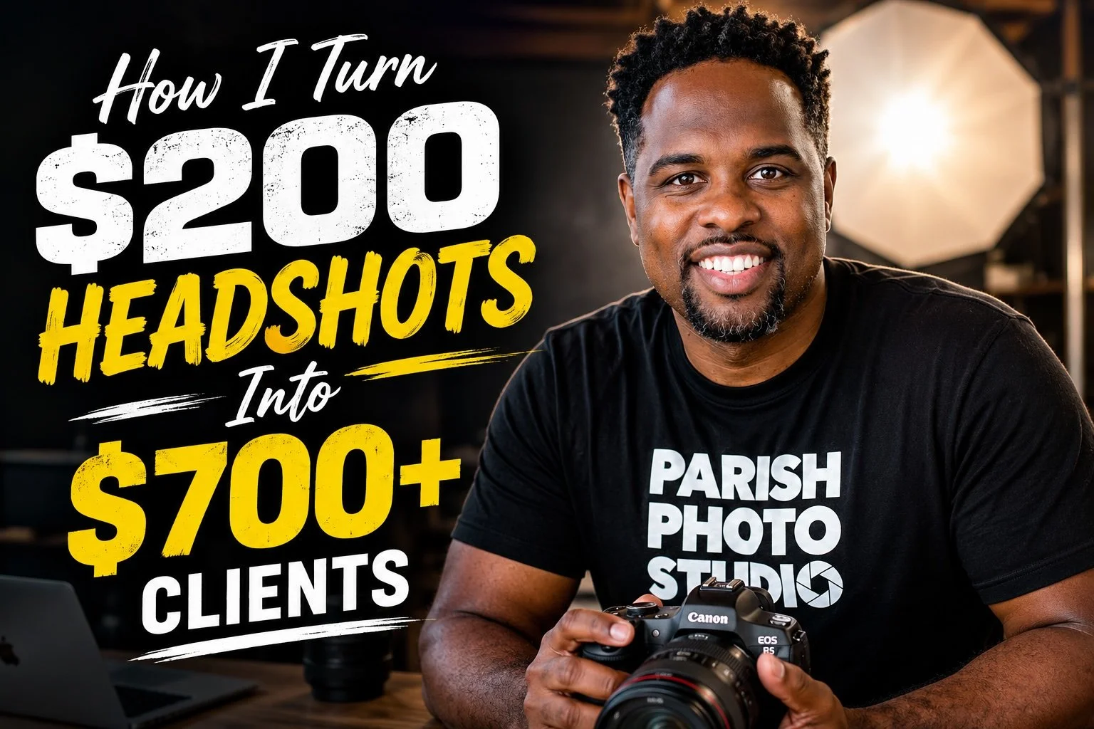 How I Turn $200 Headshots Into $700+ Clients