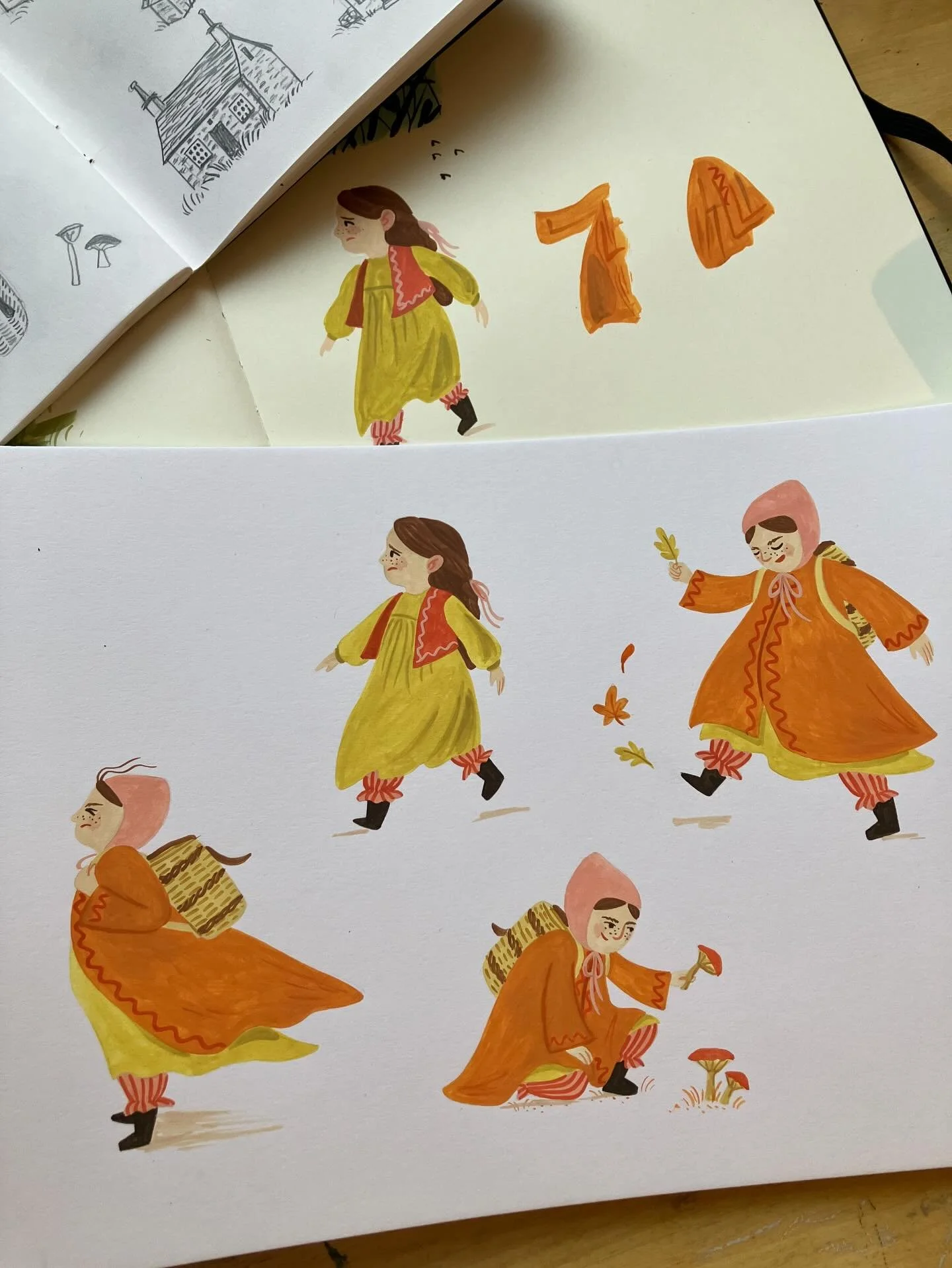 What&rsquo;s on my desk? I&rsquo;m currently working on a new character and story idea for my portfolio. Got to fill my shiny new website up with work! #csacbi #macbi #kidlitart