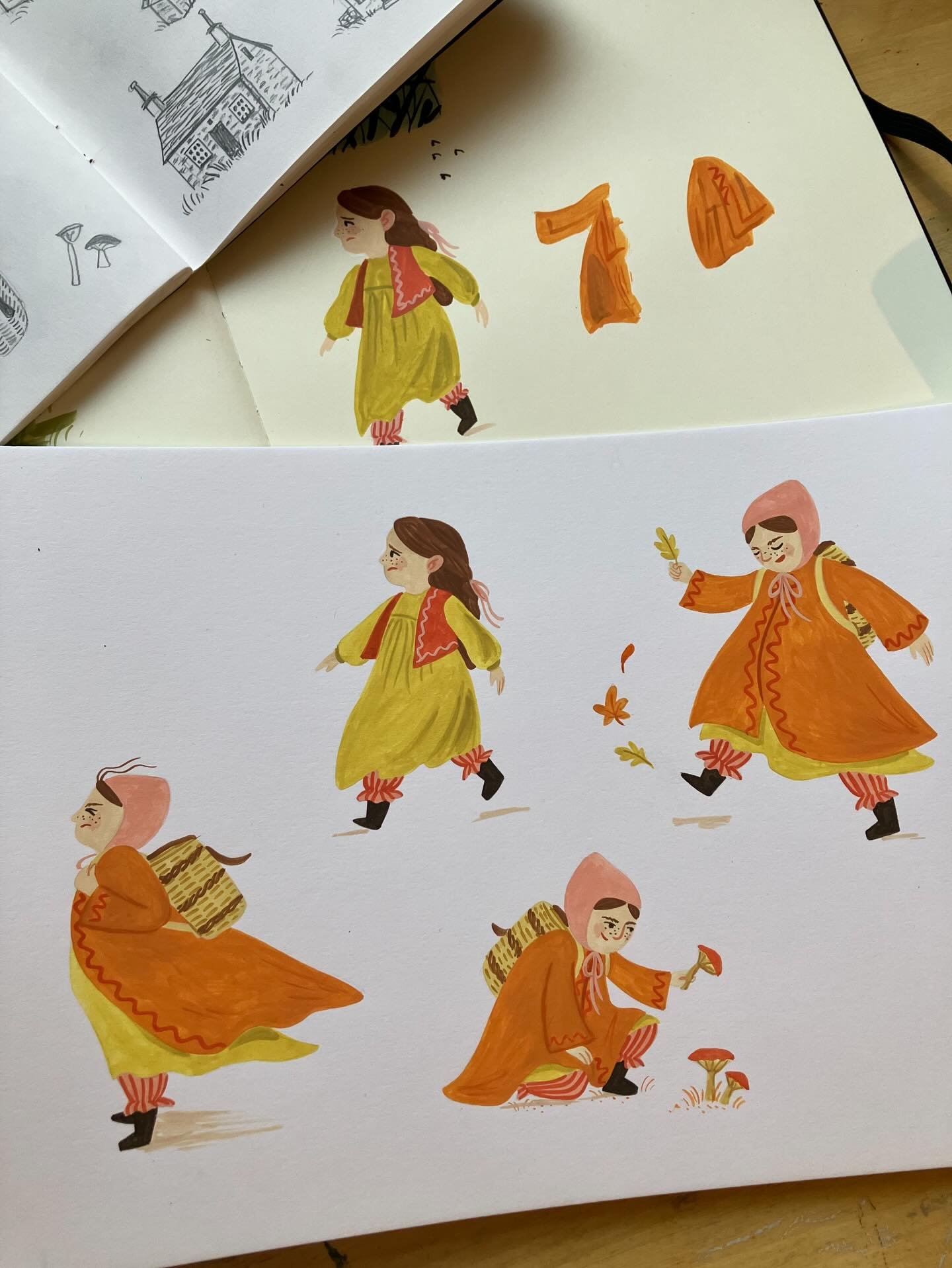 What&rsquo;s on my desk? I&rsquo;m currently working on a new character and story idea for my portfolio. Got to fill my shiny new website up with work! #csacbi #macbi #kidlitart