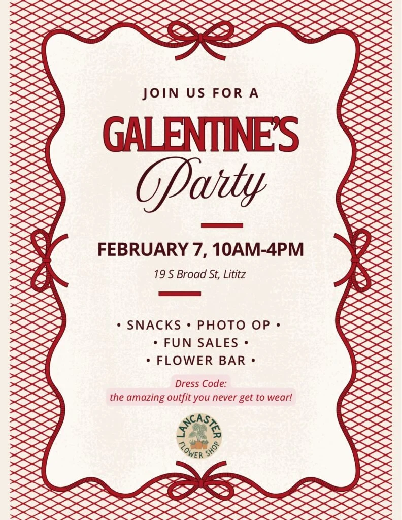 Galentine's Party at the Flower Shop