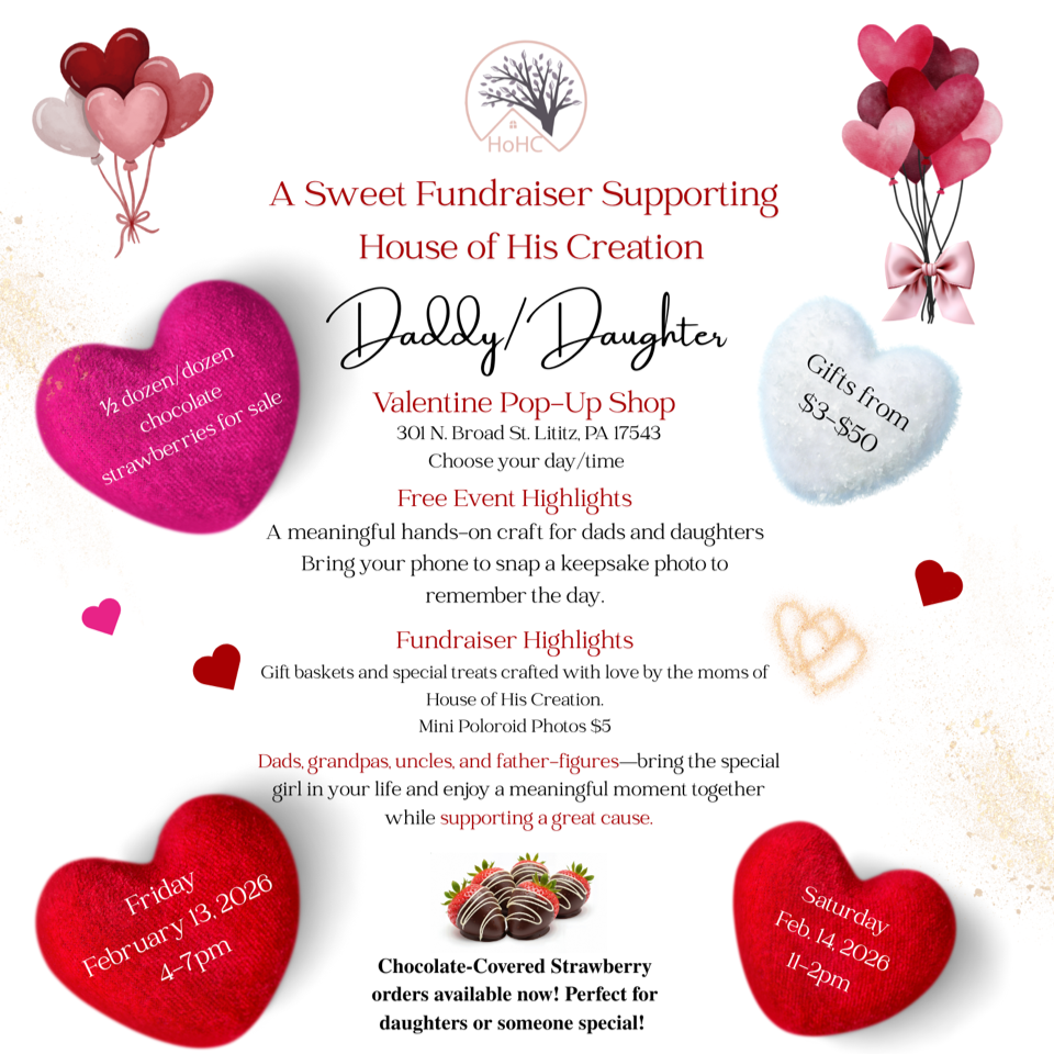 Daddy / Daughter Valentine Pop-Up Shop