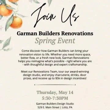 Garman Builders Renovations Spring Event