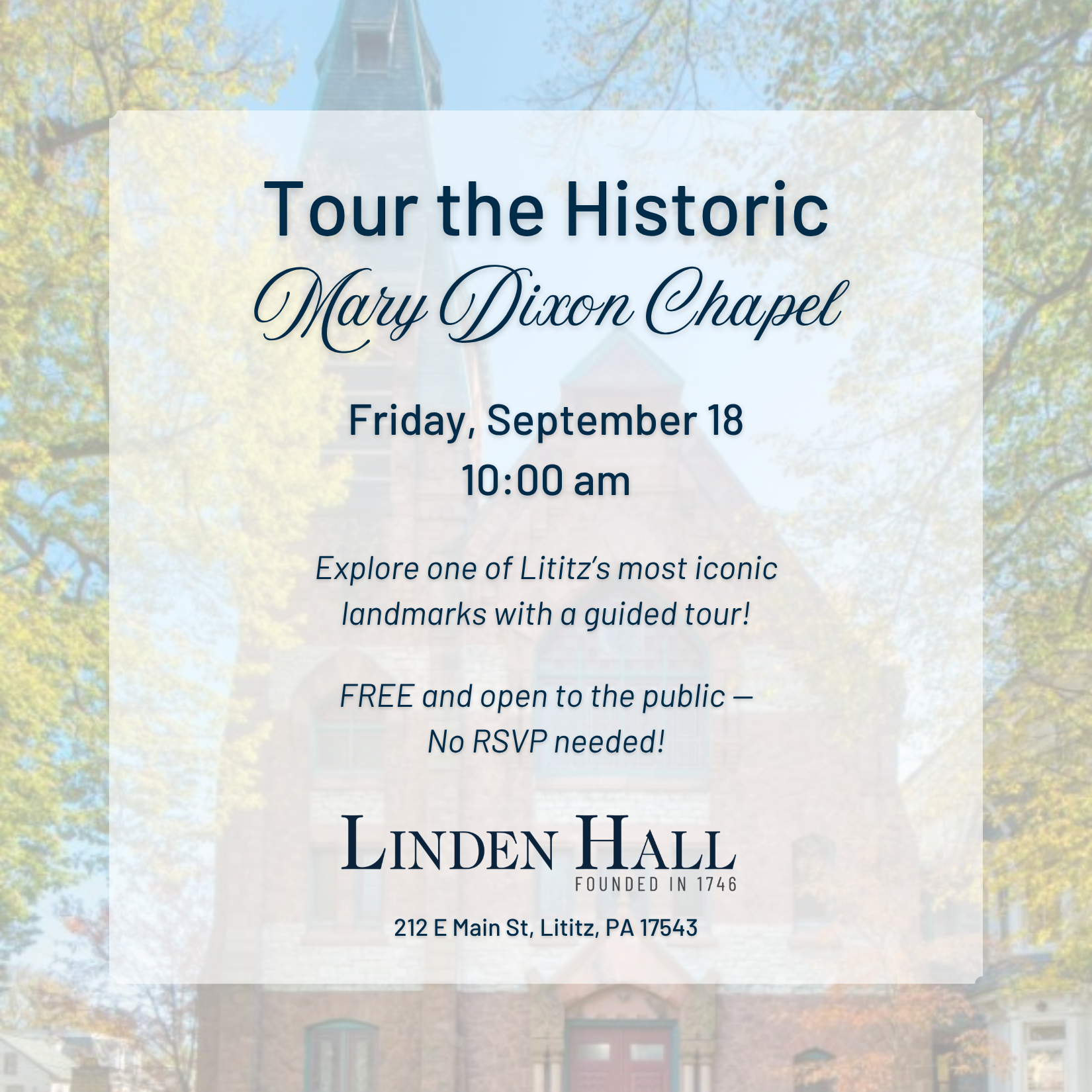 Mary Dixon Chapel Tour