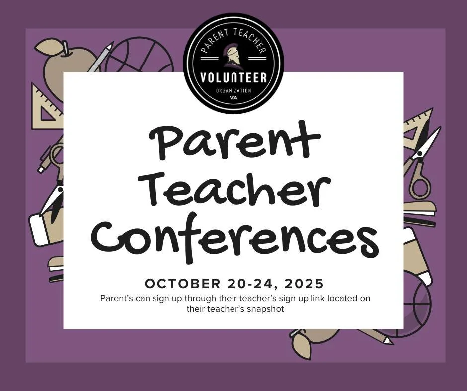 Parent Teacher Conferences are right around the corner, be sure to schedule yours as soon as possible! Parent’s can sign up through their teacher’s sign up link located on their teacher’s snapshot