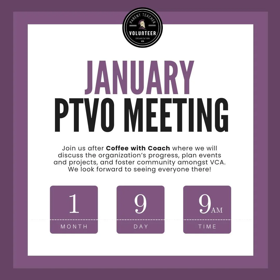 Join us after Coffee with Coach where we will discuss the organization&rsquo;s progress, plan events and projects, and foster community amongst VCA. We look forward to seeing everyone there!