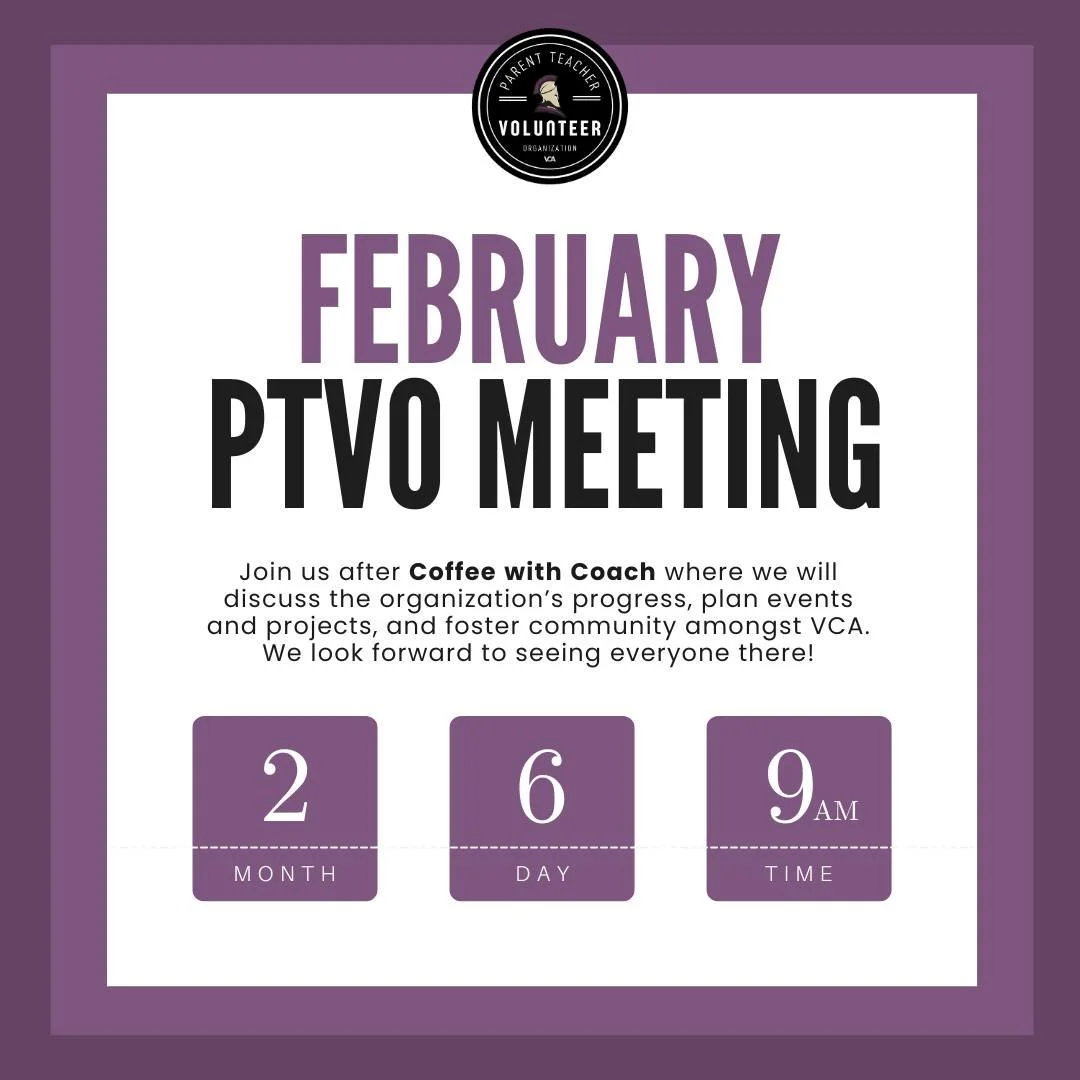 Join us after Coffee with Coach where we will discuss the organization&rsquo;s progress, plan events and projects, and foster community amongst VCA. We look forward to seeing everyone there!