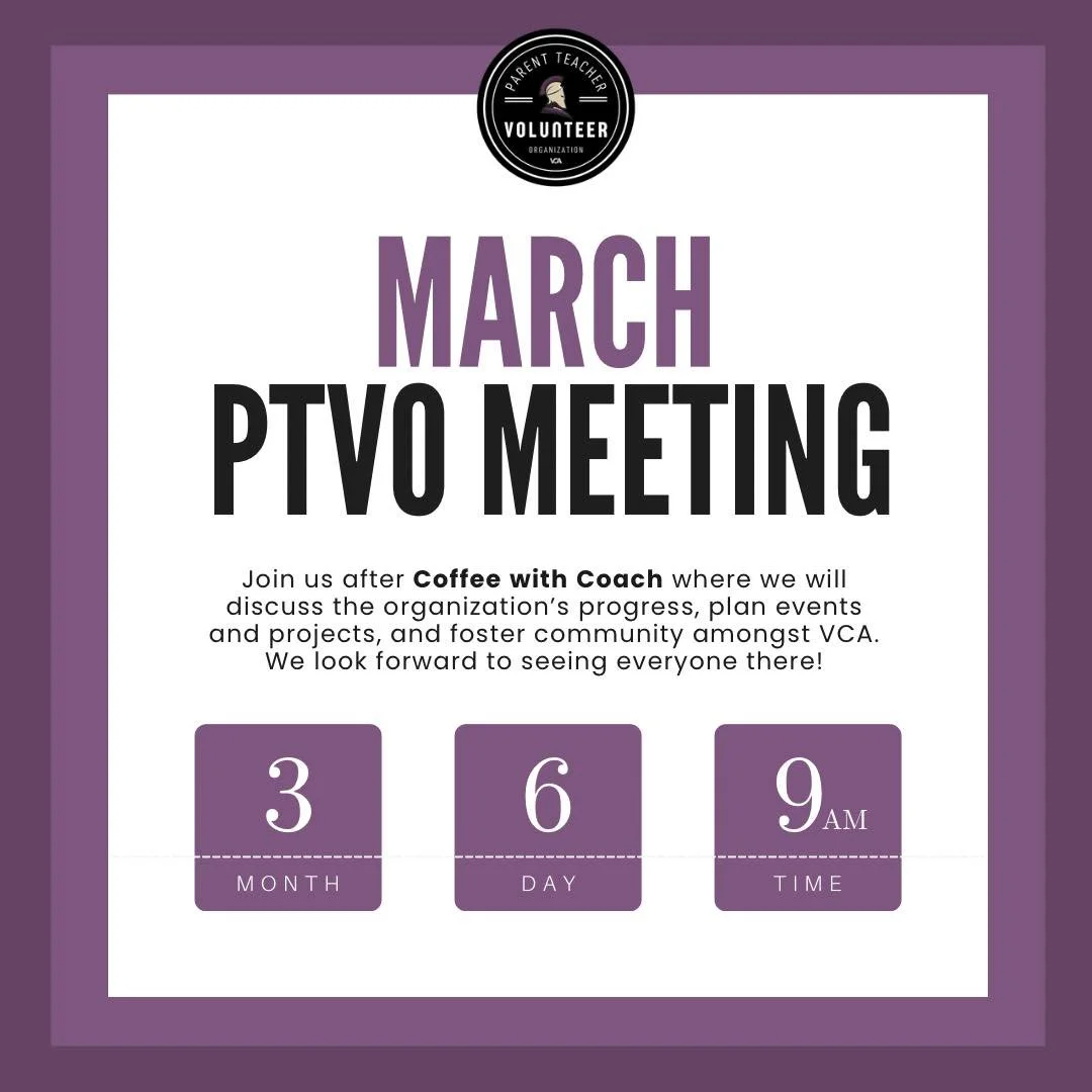 Join us after Coffee with Coach where we will discuss the organization&rsquo;s progress, plan events and projects, and foster community amongst VCA. We look forward to seeing everyone there!