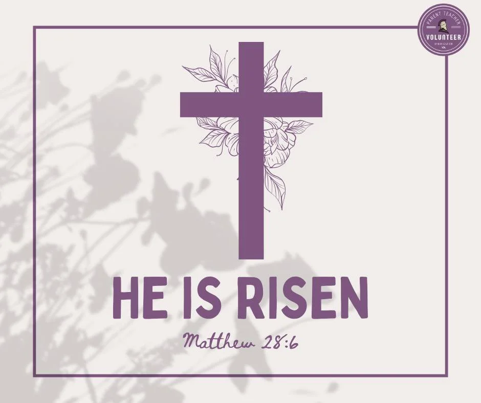 ✝️ Happy Easter VCA Family
He is risen! Today we celebrate the hope, joy, and new life we have in Jesus. May the truth of His resurrection fill your homes with peace and your hearts with gratitude. We are thankful for our VCA families and pray this E