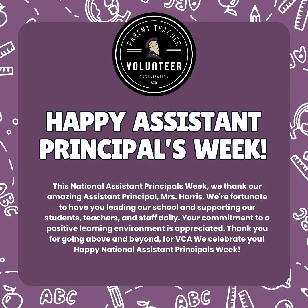 🌟 Celebrating National Assistant Principal Week
We are so grateful for our assistant principal Mrs. Harris, whose servant‑hearted leadership blesses our school every day. Thank you for guiding our students with wisdom, joy, and Christlike love. Your