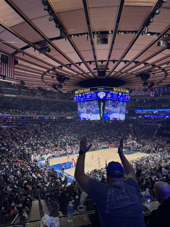 Sports games, with thousands of people watching them, often have raffles and encourage fans to participate by advertising on the Jumbotron. These raffles can be extremely enticing, and people will usually walk around with raffle tickets asking fans t